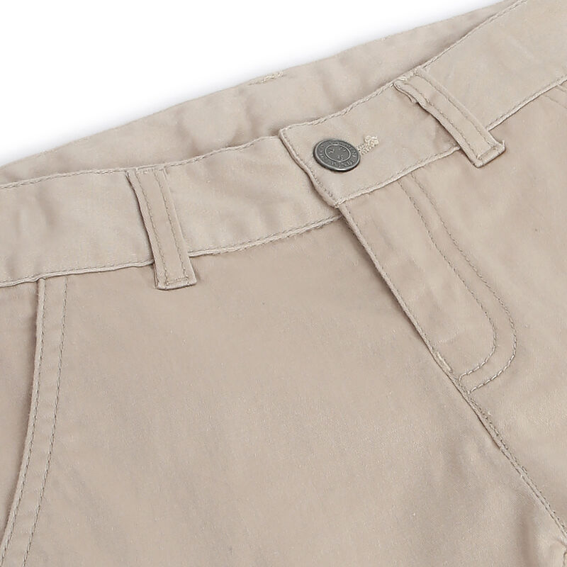 Boys Medium Natural Solid Long Trouser image number null